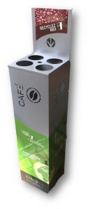Nos outils de collecte pour le tri en entreprise | collecteur recyclage gobelets cafe tasses 126x300 1