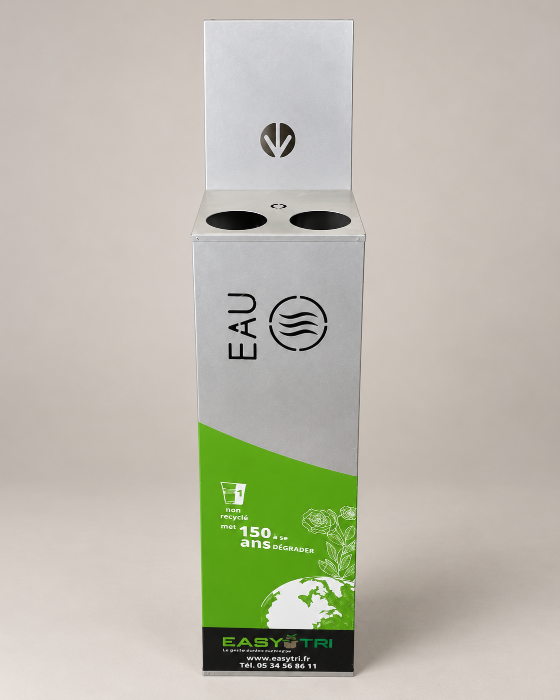 Collecteur de tri professionnel 2 trous EASYTRI Seconde Vie